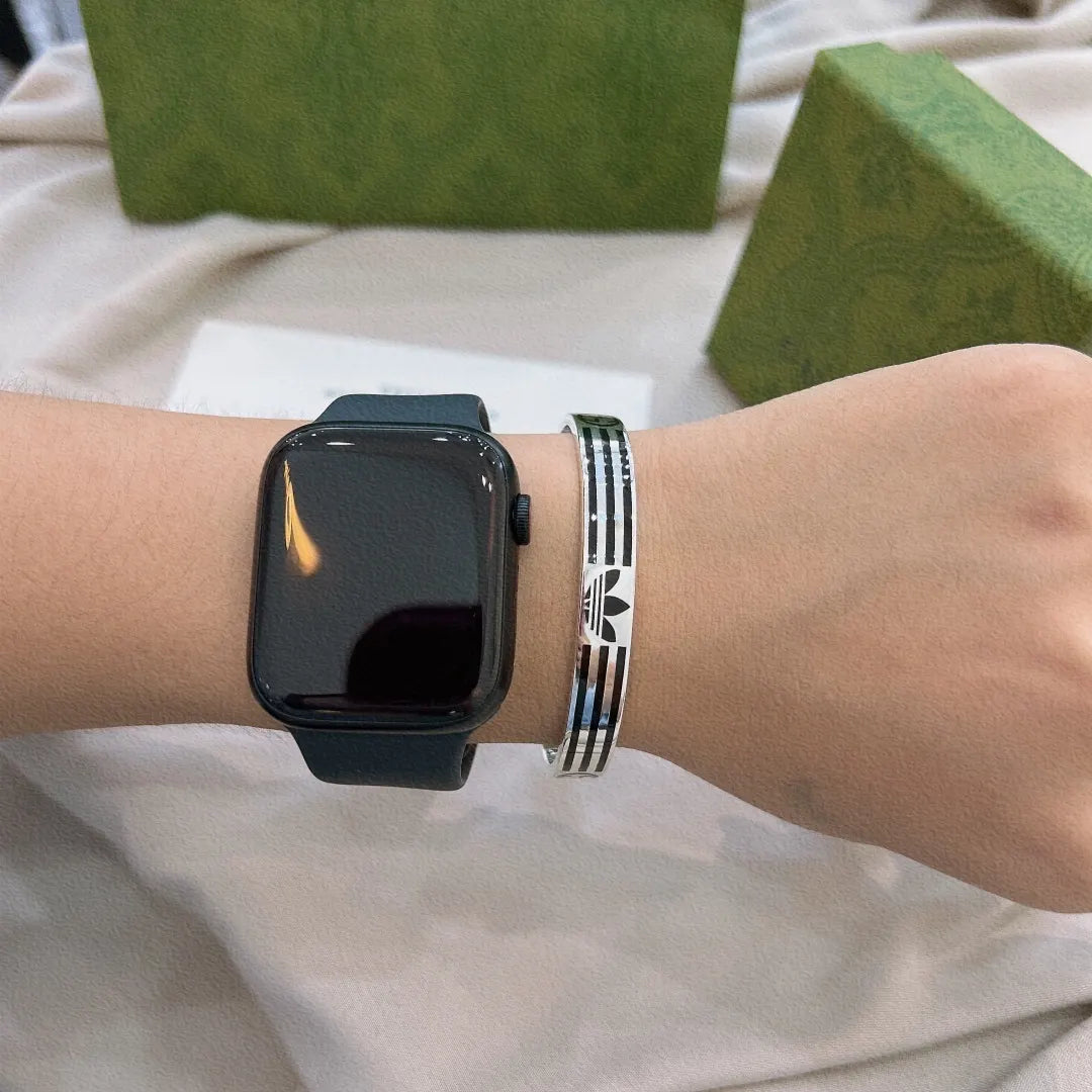 Gucci x Adidas Premium Silver Bangle Bracelet