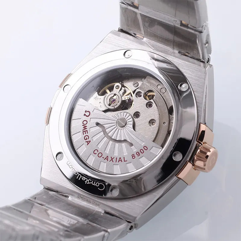 constellation Omega Blue Dial Rose Gold - Hình 2
