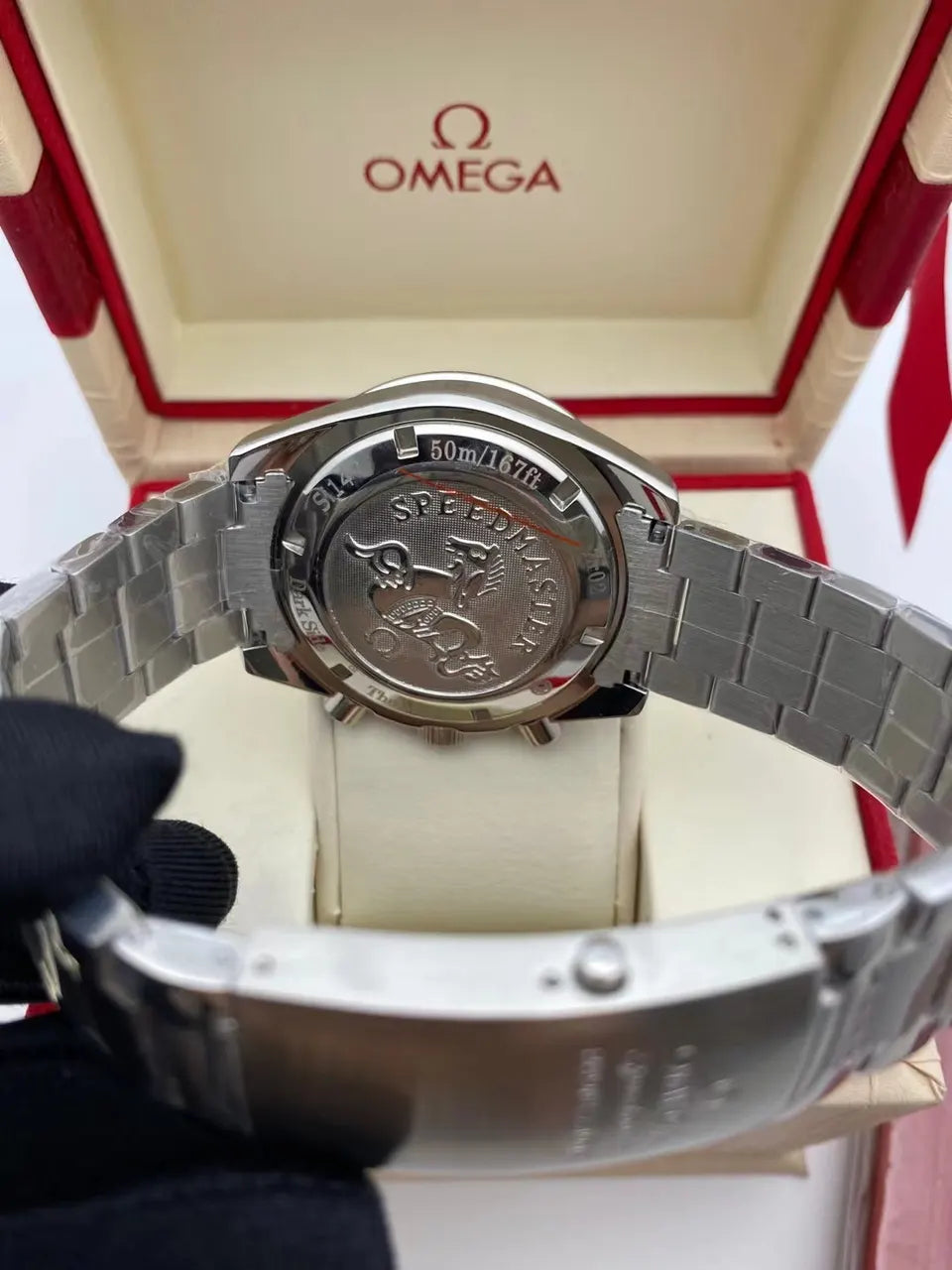 Omega Speedmaster Steel Black Dial - Hình 2