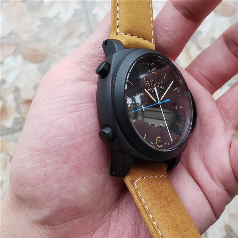 Panerai Ceramica Tan Leather - Hình 4
