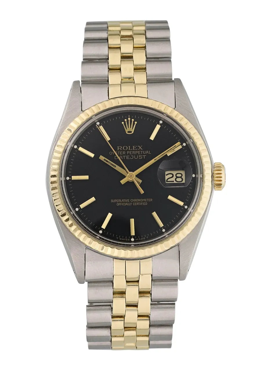 Datejust Black Dial Two-Tone - Hình 4