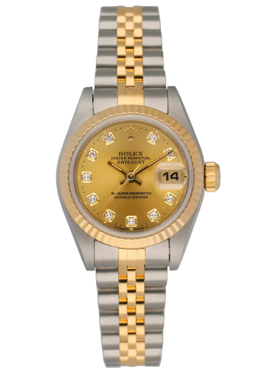 datejust Rolex Gold Diamond Dial