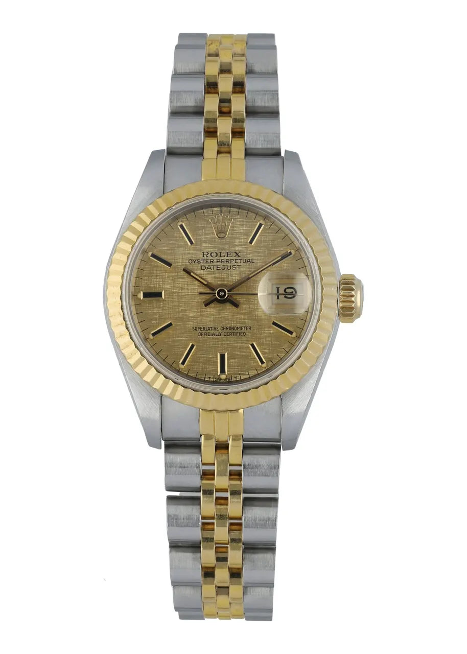 Rolex Gold Linen Dial datejust