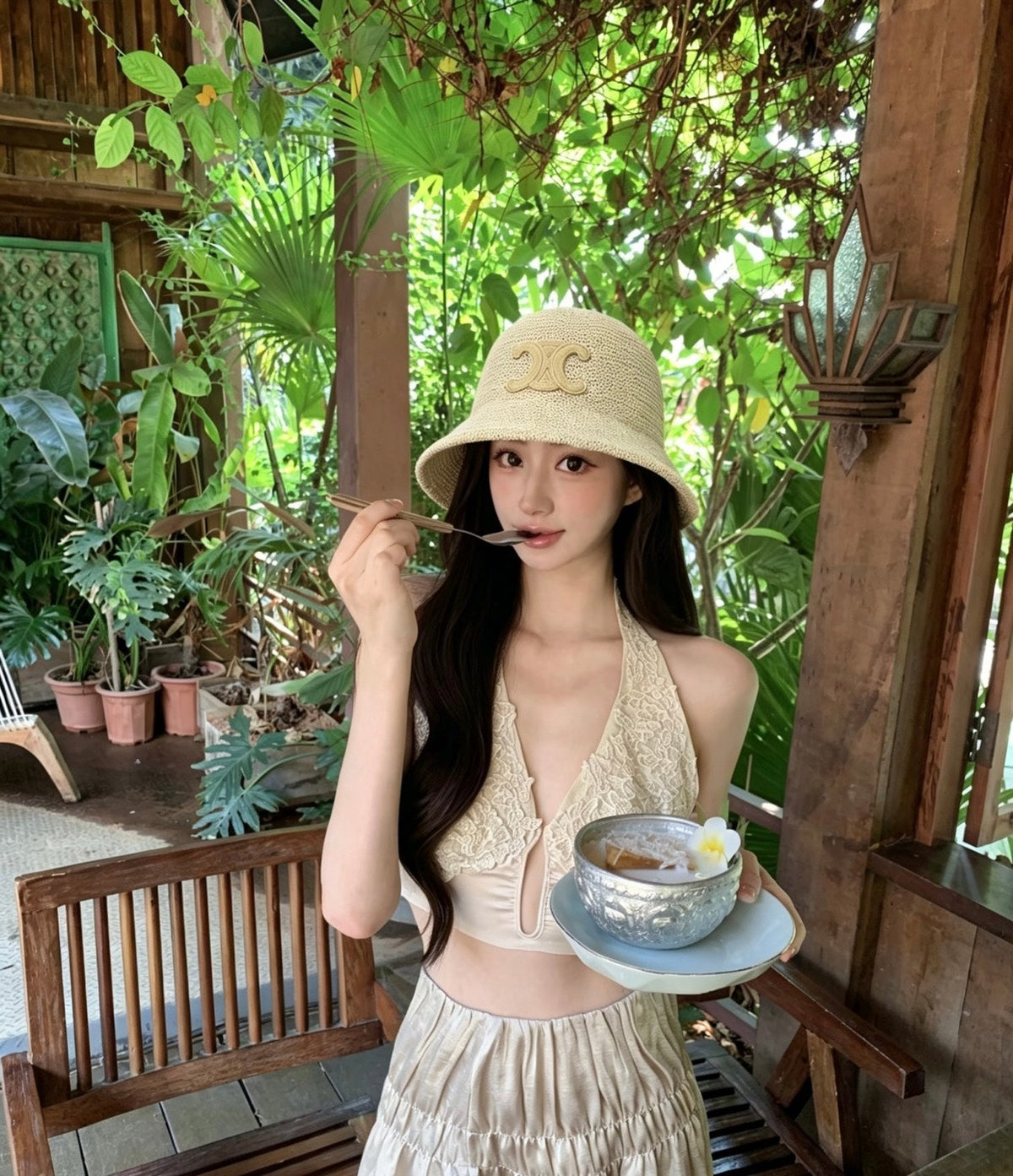 Celine Knit Bucket Hat