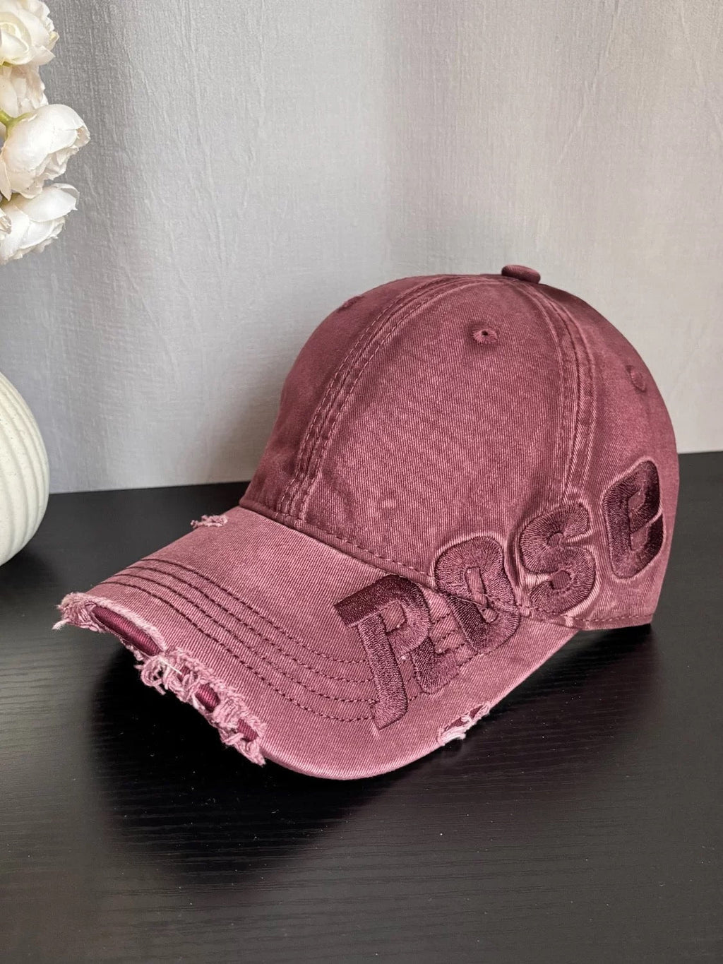 Retro Lettering Baseball Cap