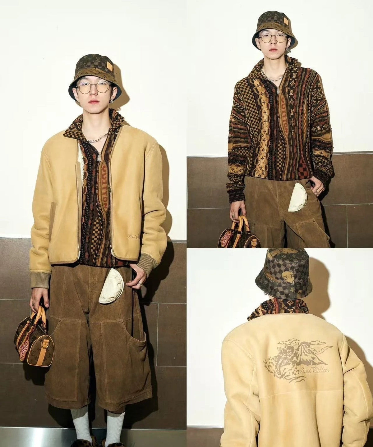 Louis Vuitton Double-Sided Camouflage Bucket Hat