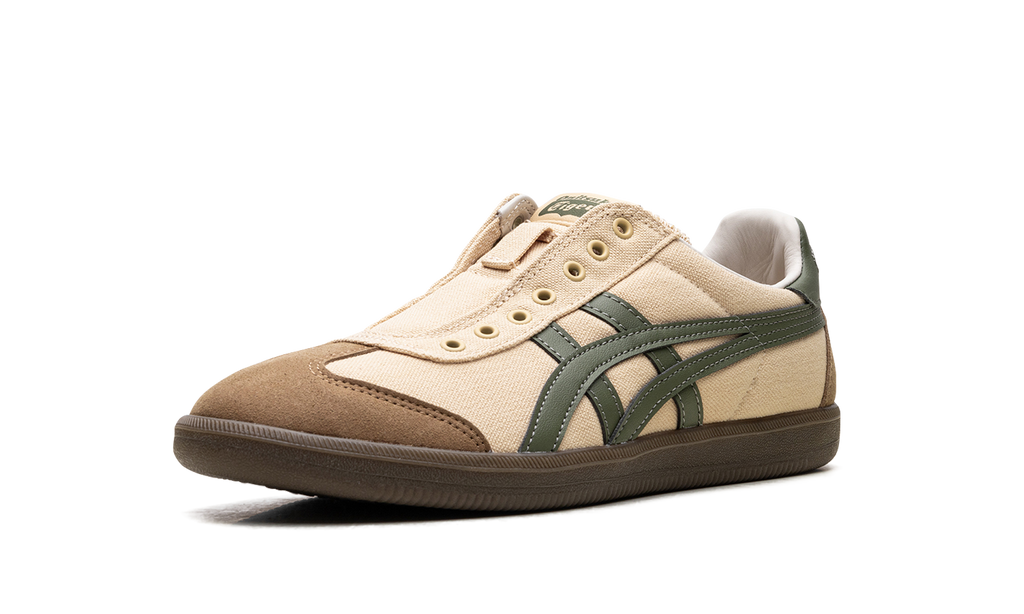 Onitsuka Tiger Tokuten Slip-On Sneakers - Beige Brown Green